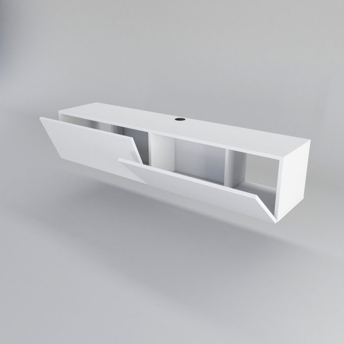 Hanah Home Soporte de TV Escandinavo Blanco